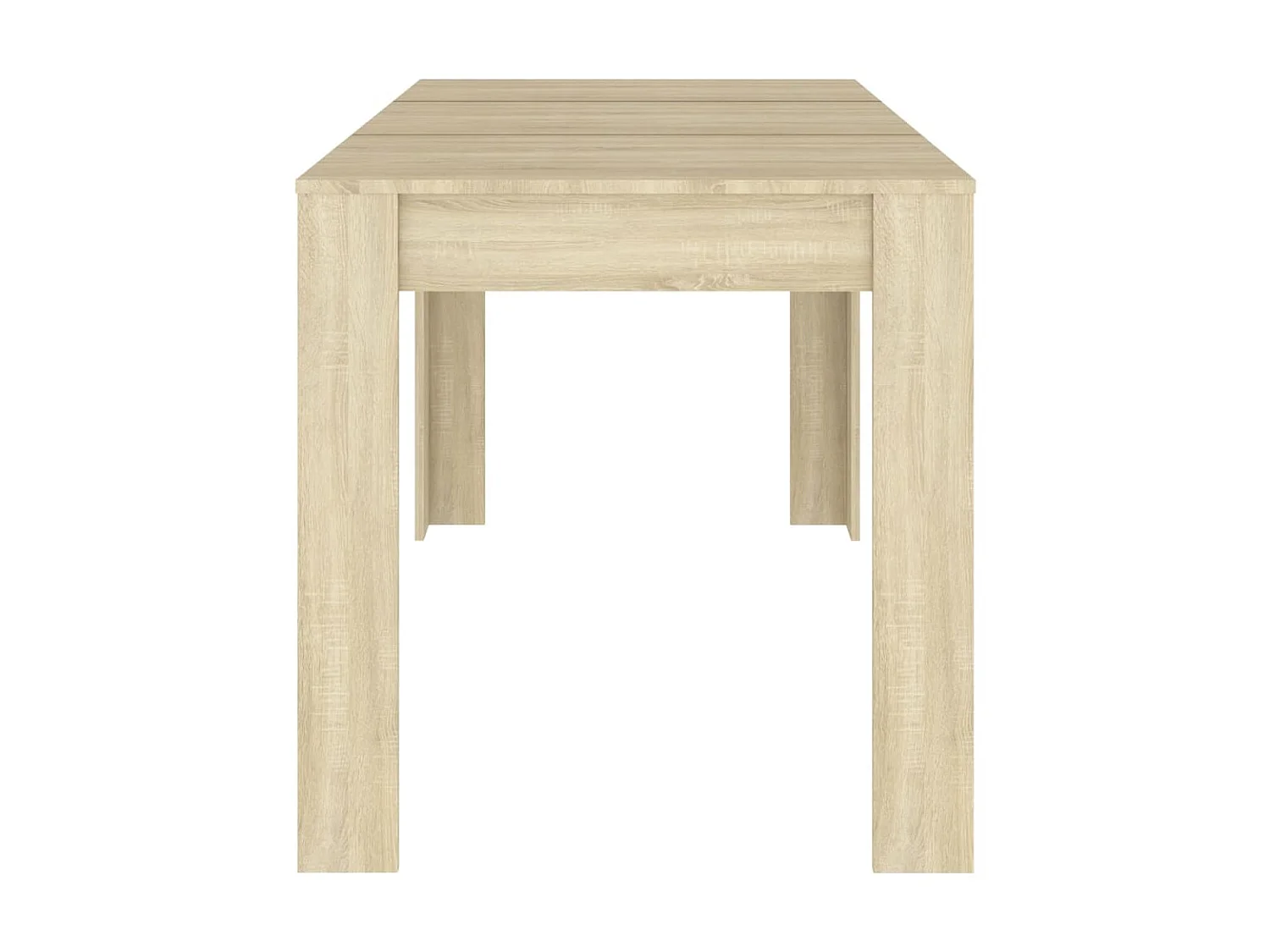 Mesa de jantar 140x74,5x76 cm contraplacado cor carvalho sonoma PT341705