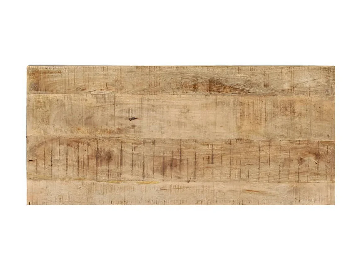 Mesa de comedor madera maciza de mango 110x50x76 cm ES844866