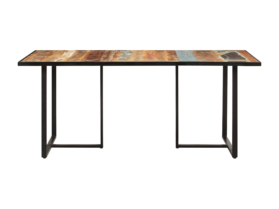 Table de salle à manger 180 cm Bois de récupération massif GHR30282