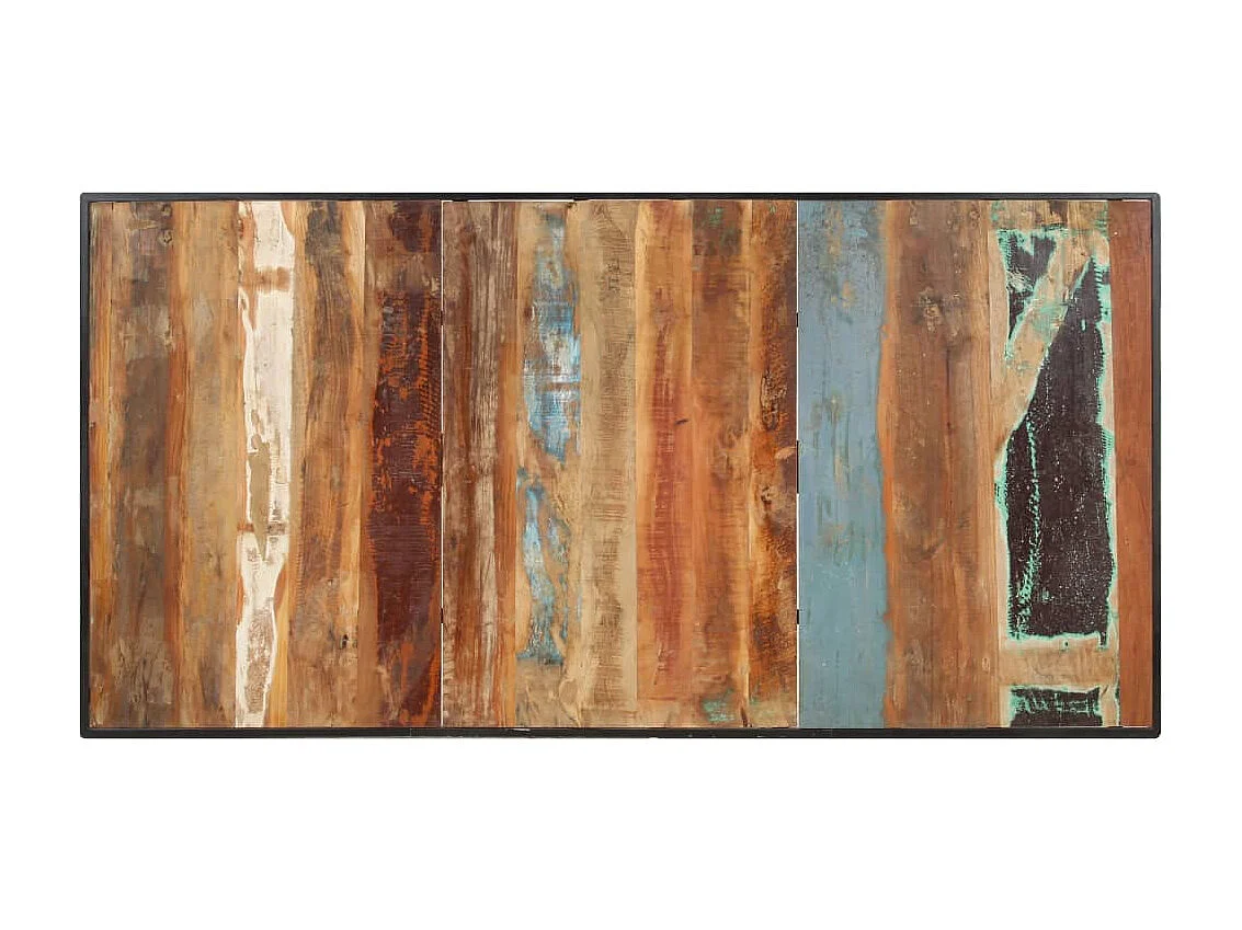 Table de salle à manger 180 cm Bois de récupération massif GHR30282