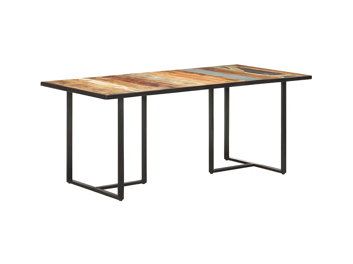 Table de salle à manger 180 cm Bois de récupération massif GHR30282