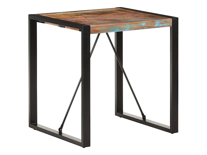 Dessus De Table Bois Massif Higsose 60x80cm - Épaisseur 15-16mm Look Industriel