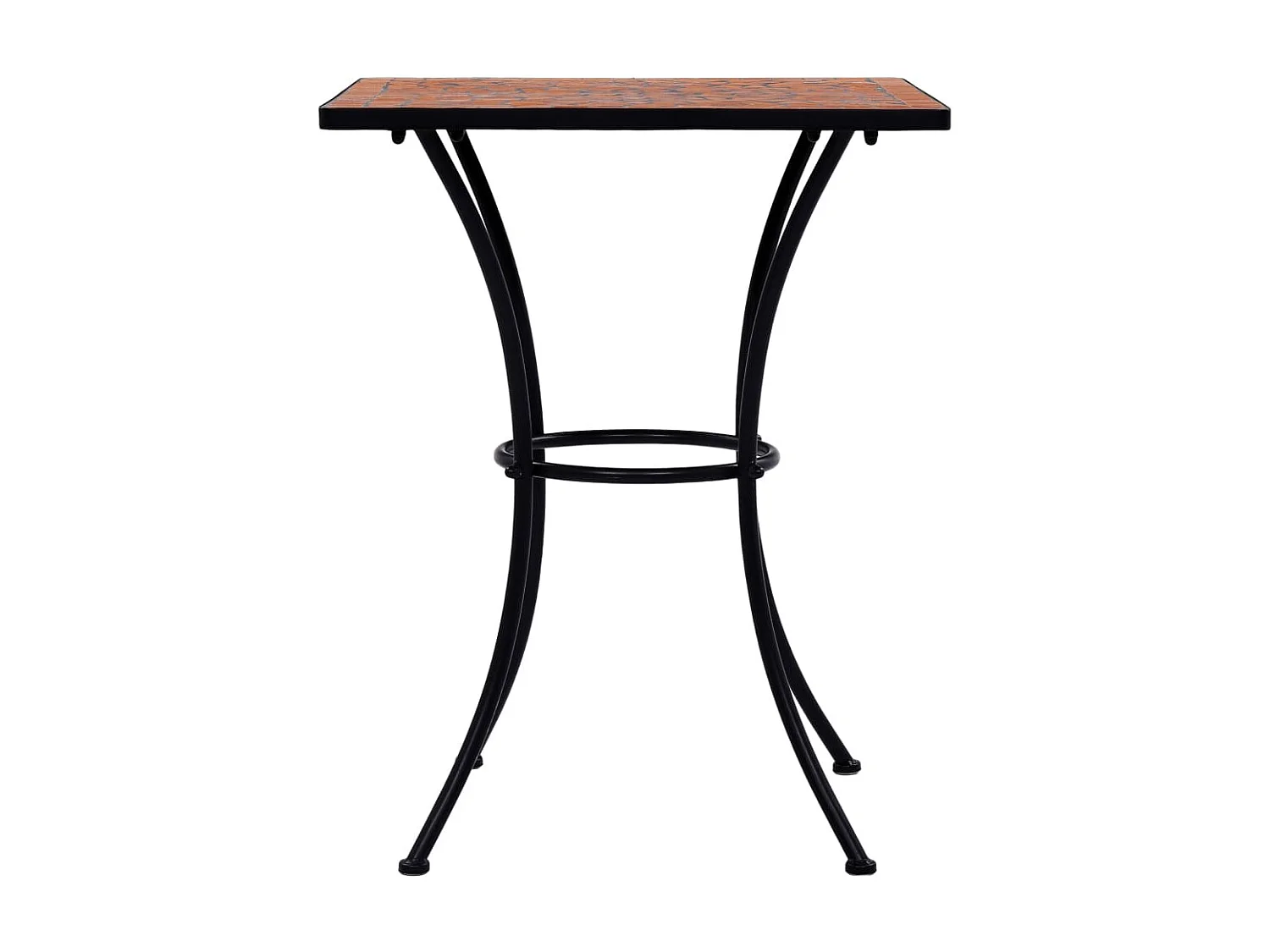 Table de bistro mosaïque Terre cuite 60 cm  Céramique GHR89484