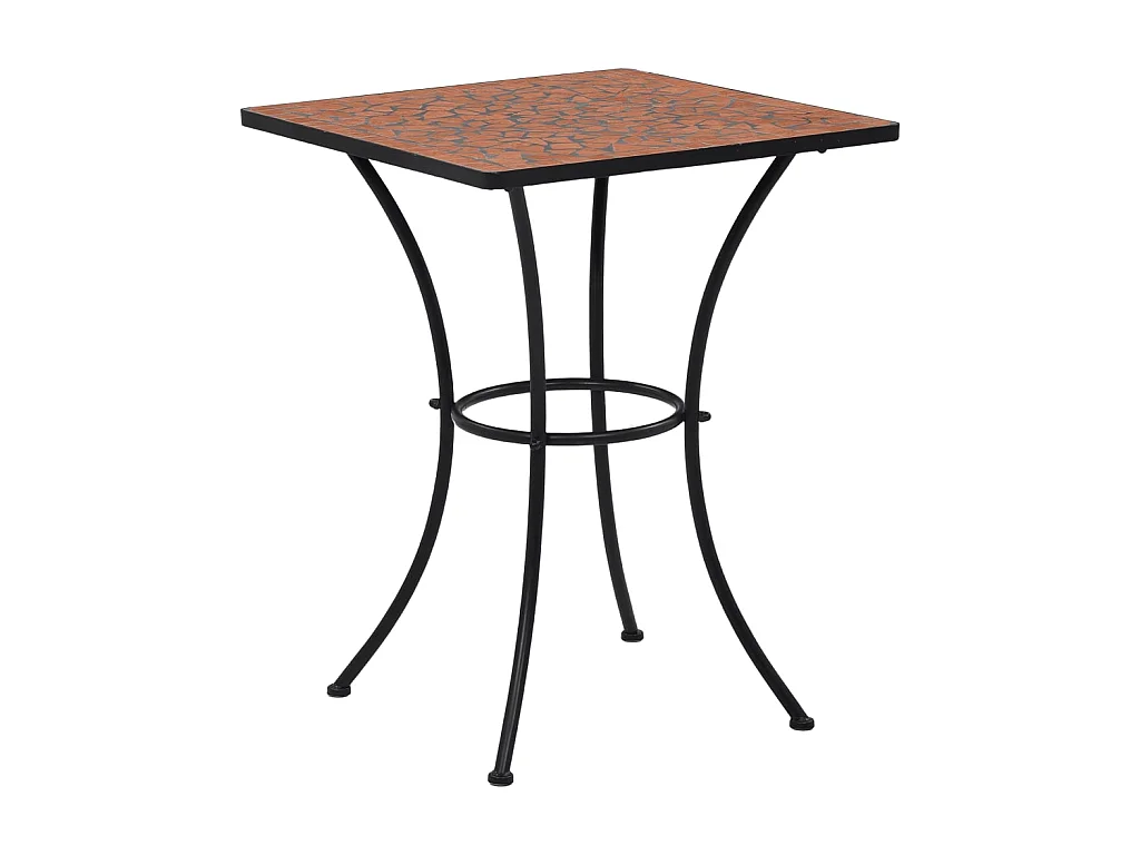 Table de bistro mosaïque Terre cuite 60 cm  Céramique GHR89484