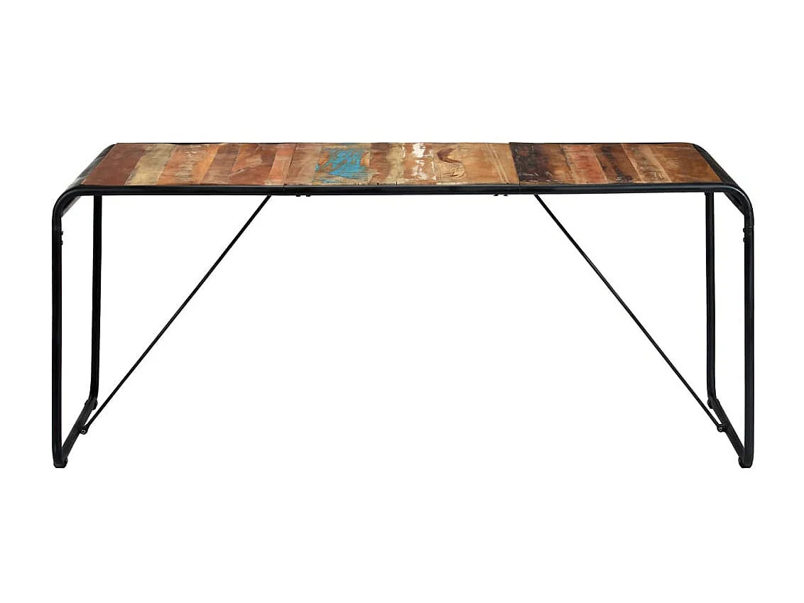 Table de salle à manger 180x90x76cm Bois de récupération solide GHR93091