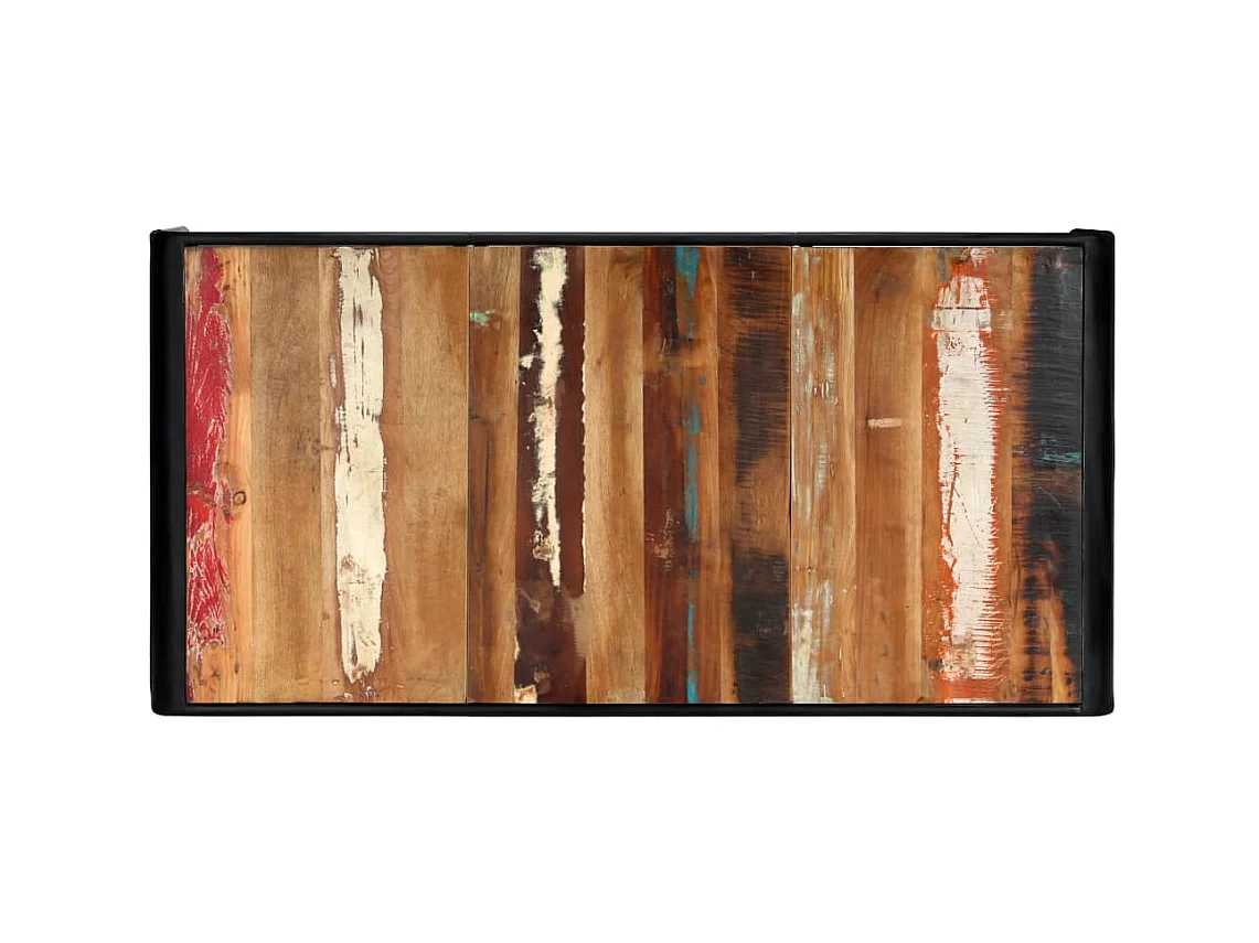 Table de salle à manger 180x90x76cm Bois de récupération solide GHR93091