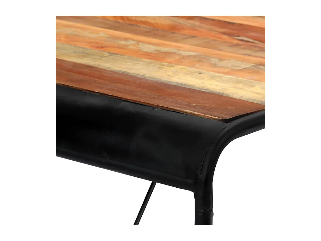 Table de salle à manger 180x90x76cm Bois de récupération solide GHR93091
