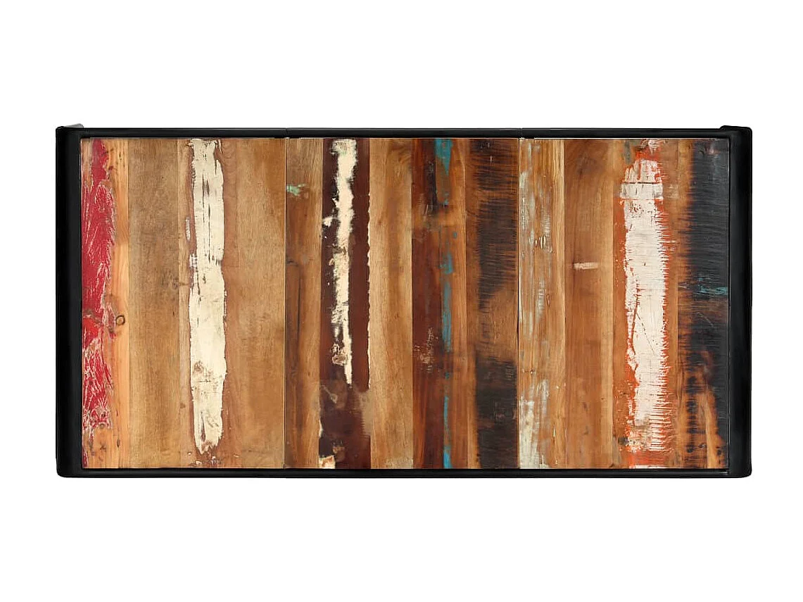 Table de salle à manger 180x90x76cm Bois de récupération solide GHR93091