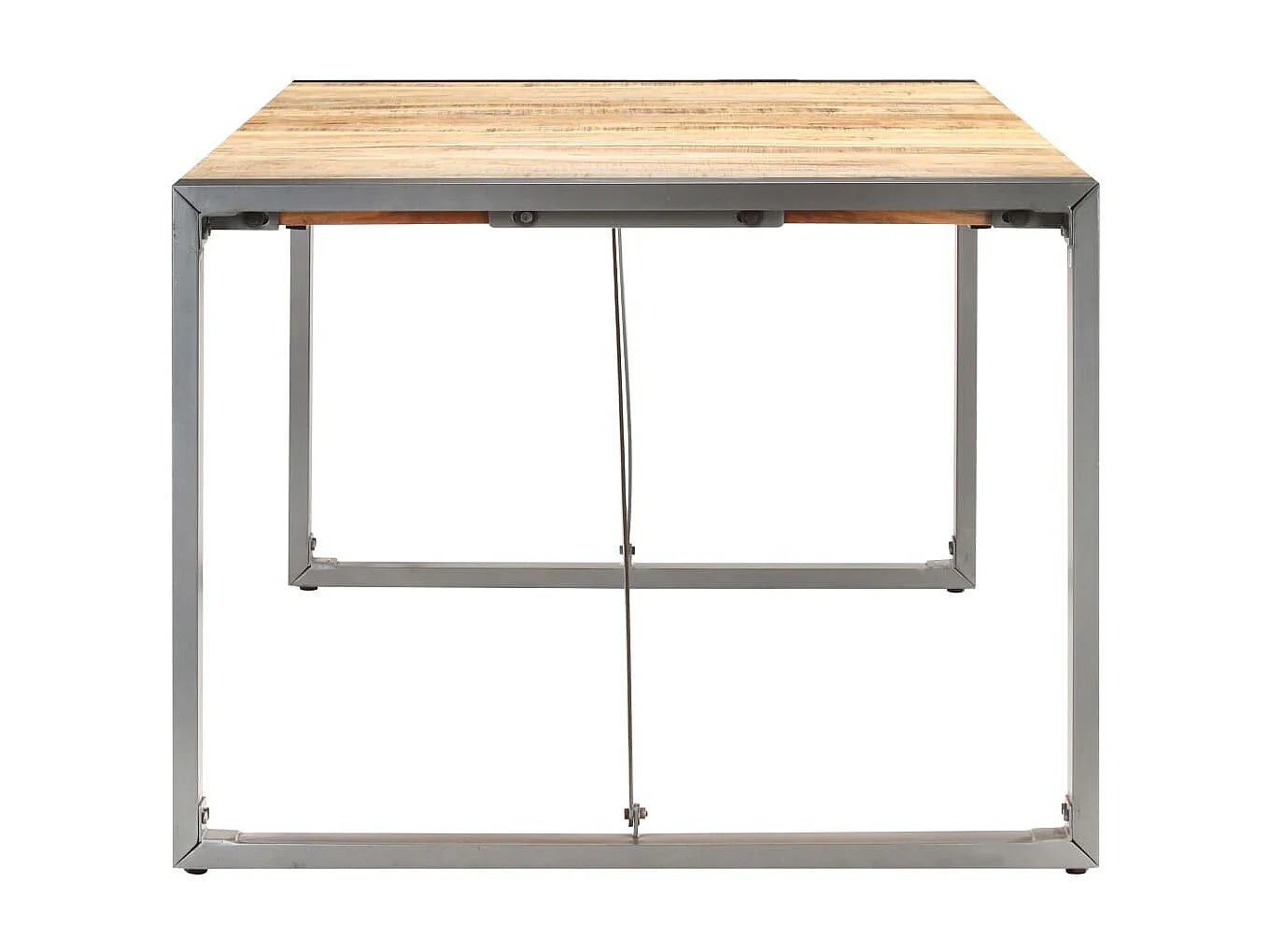 Mesa de jantar 200x100x75 cm madeira de mangueira maciça áspera PT385210