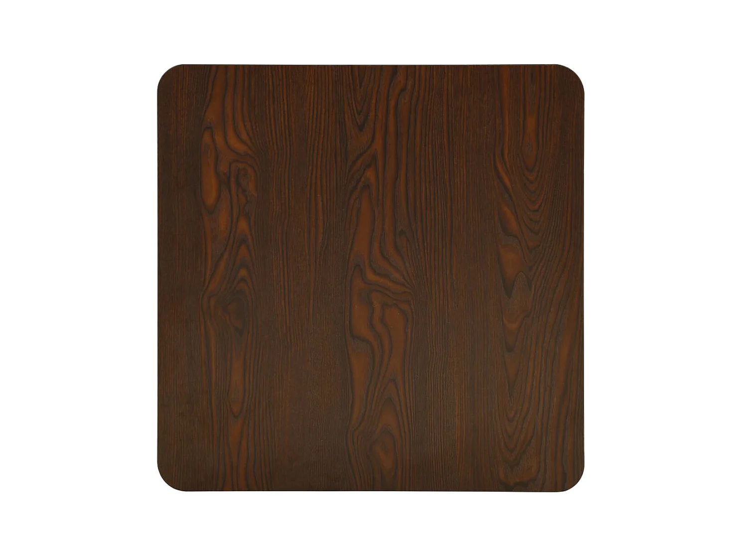 Bistrotafel 60x60x107 cm donkeressenkleurig BE365918