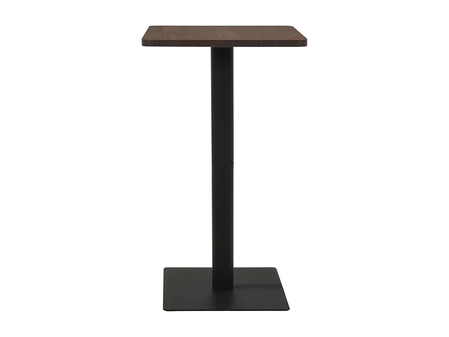 Mesa bistrô 60x60x107 cm cor madeira de freixo escura PT376698