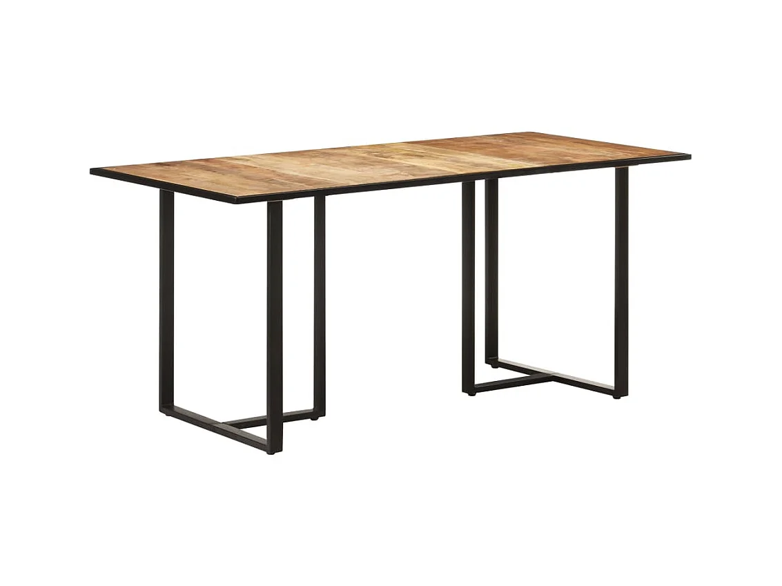 Table de salle à manger 160 cm Bois de manguier brut GHR71768