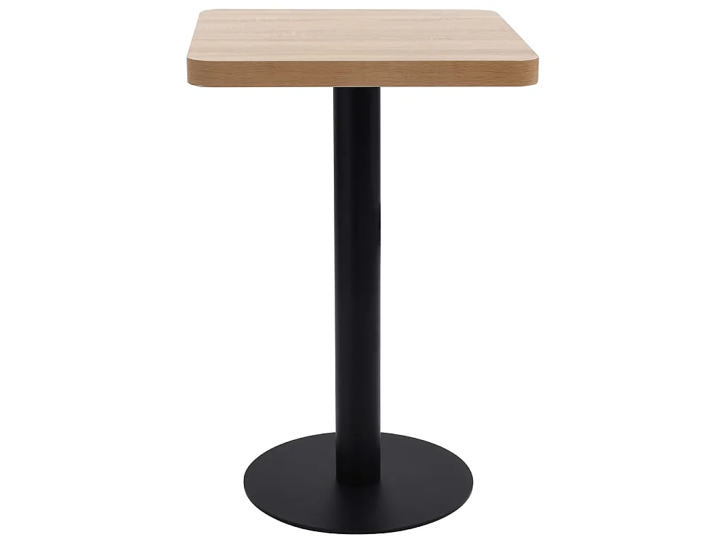 Table de bistro Marron clair 50x50 cm MDF GHR18367