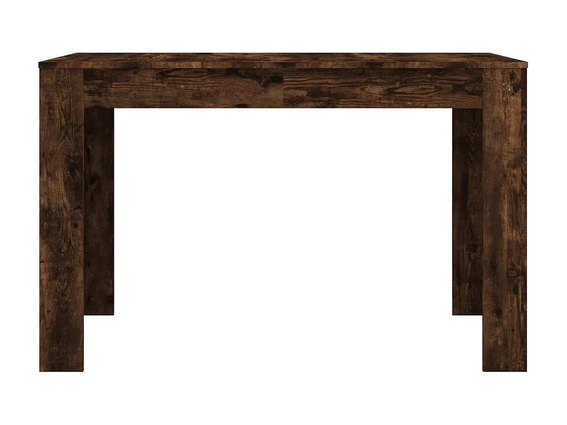 Eettafel 120x60x76 cm bewerkt hout gerookt eikenkleurig NL206892