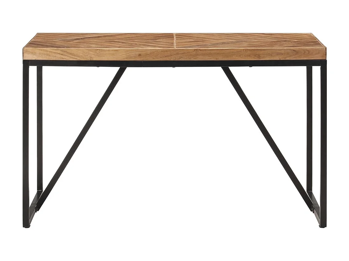 Table à dîner 120x60x76 cm Bois solide d'acacia et de manguier GHR20599