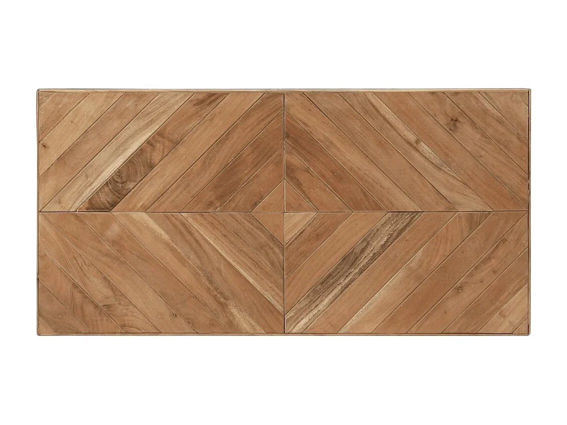 Table à dîner 120x60x76 cm Bois solide d'acacia et de manguier GHR20599