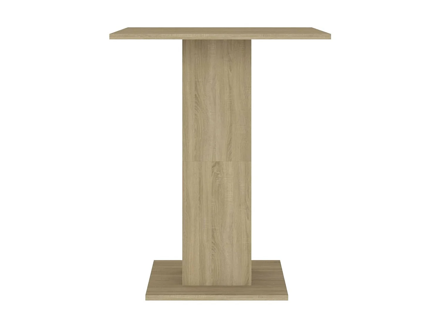 Mesa de bistró contrachapada color roble Sonoma 60x60x75 cm ES278008