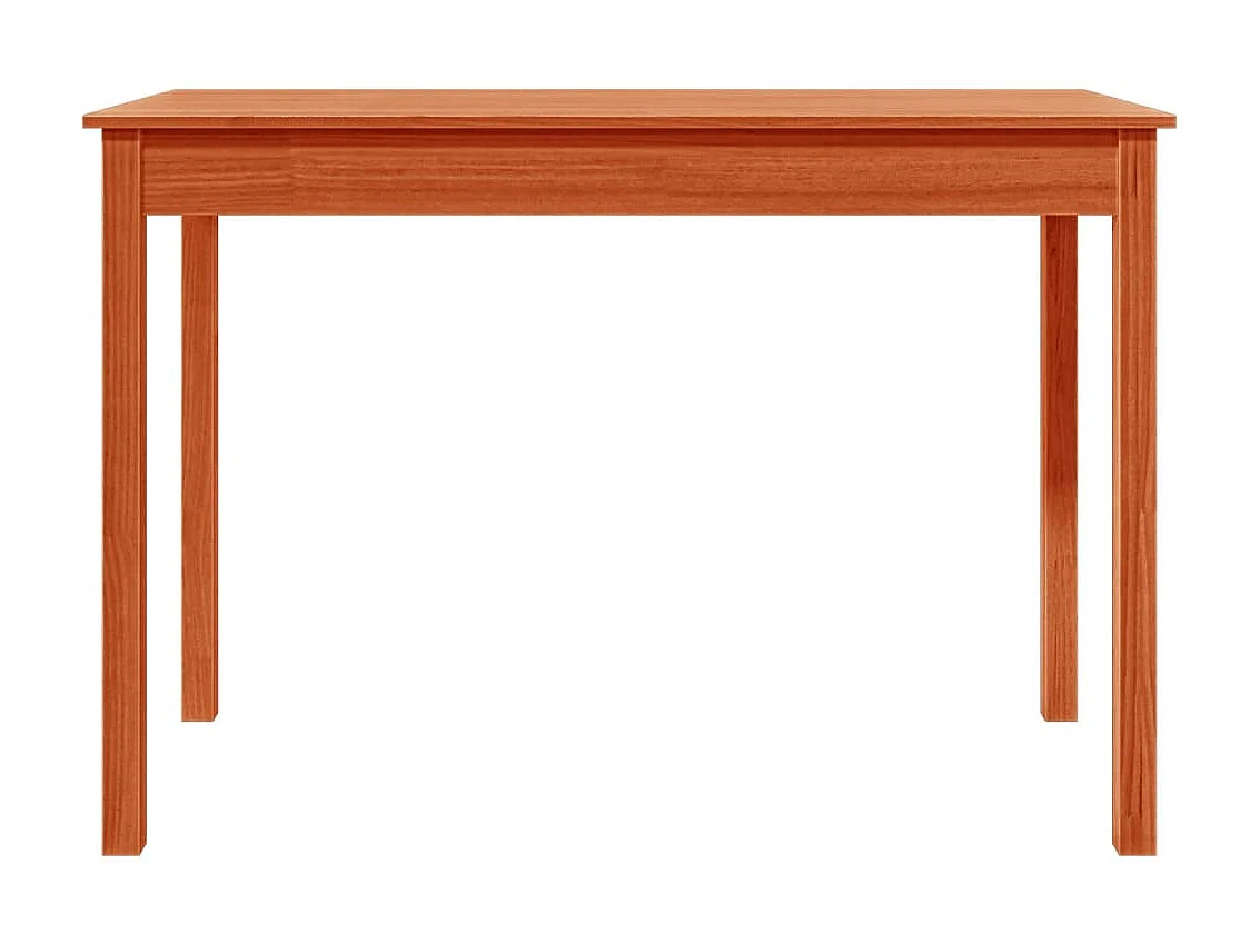 Table à manger marron cire 110x55x75 cm bois massif de pin GHR60638