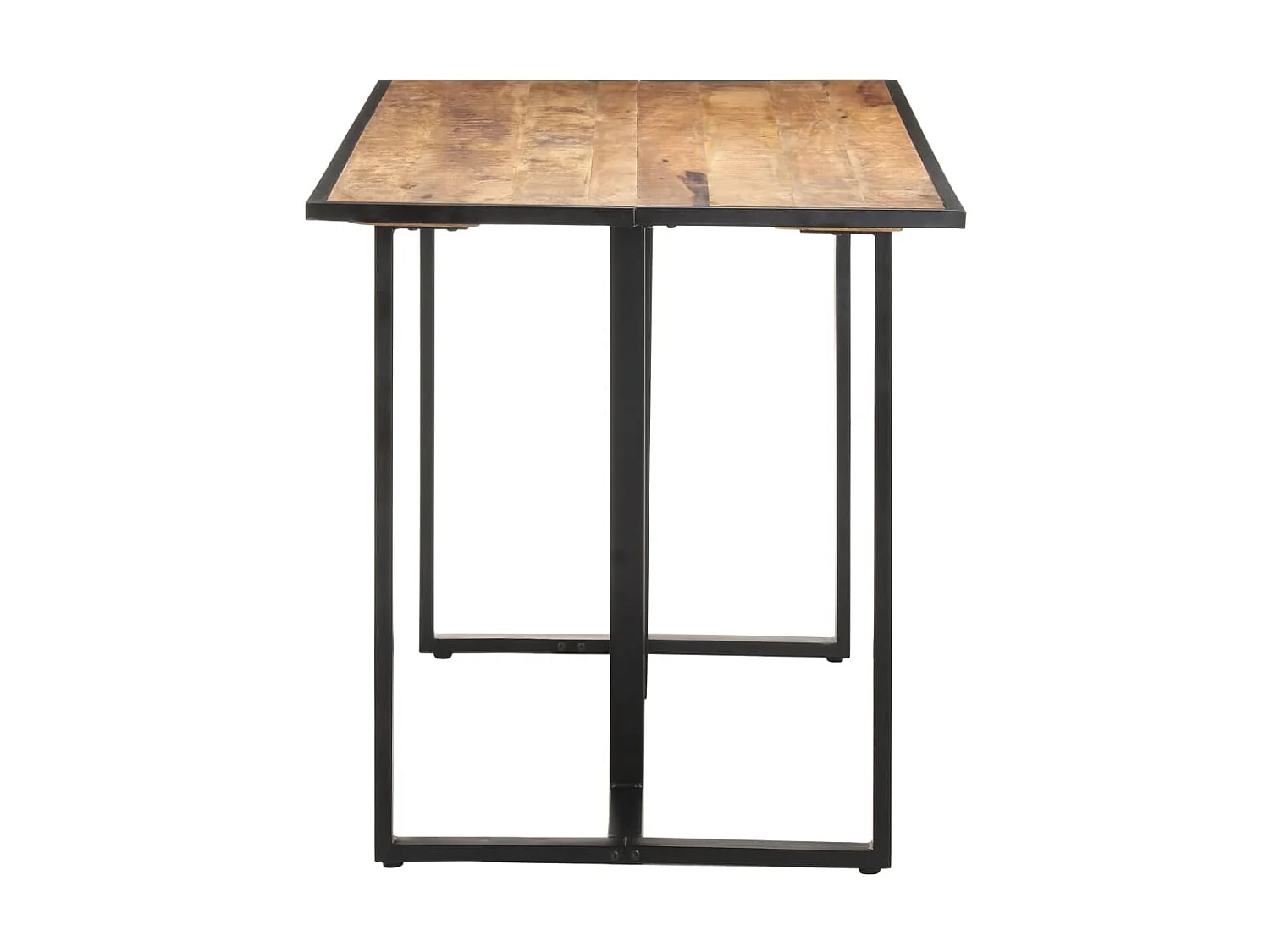 Table de salle à manger 140 cm Bois de manguier brut GHR39406