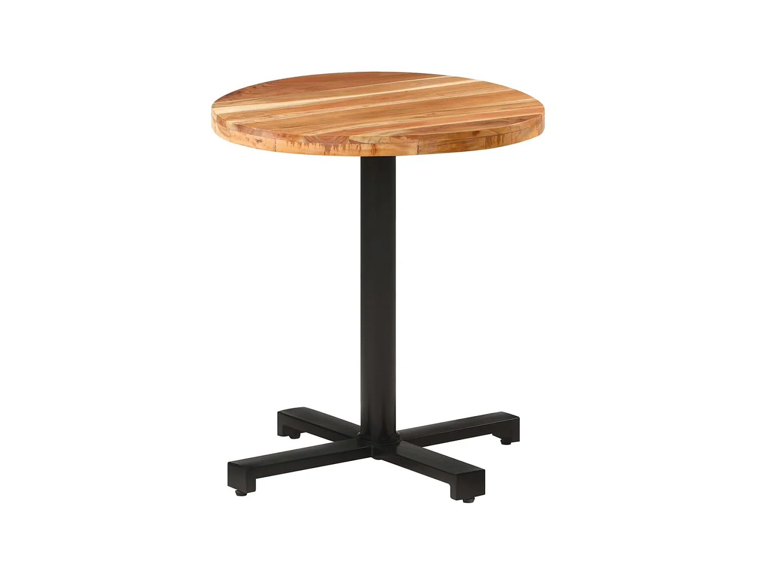 Table de bistro Ronde Ø70x75 cm Bois d'acacia massif GHR42312