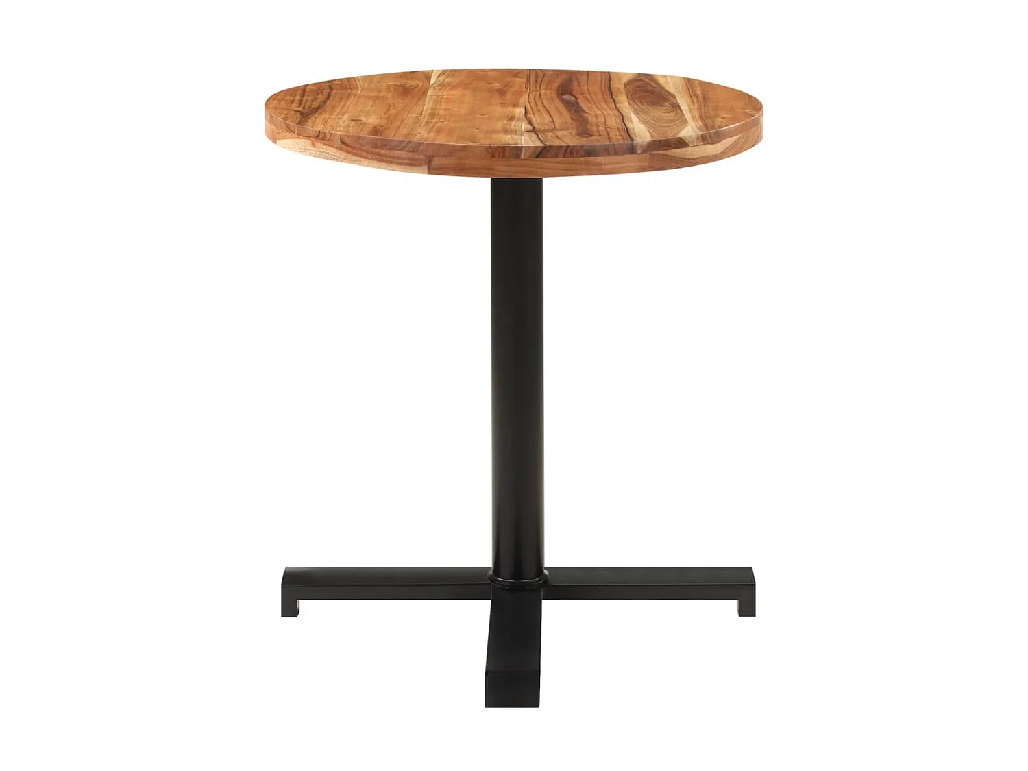 Table de bistro Ronde Ø70x75 cm Bois d'acacia massif GHR42312