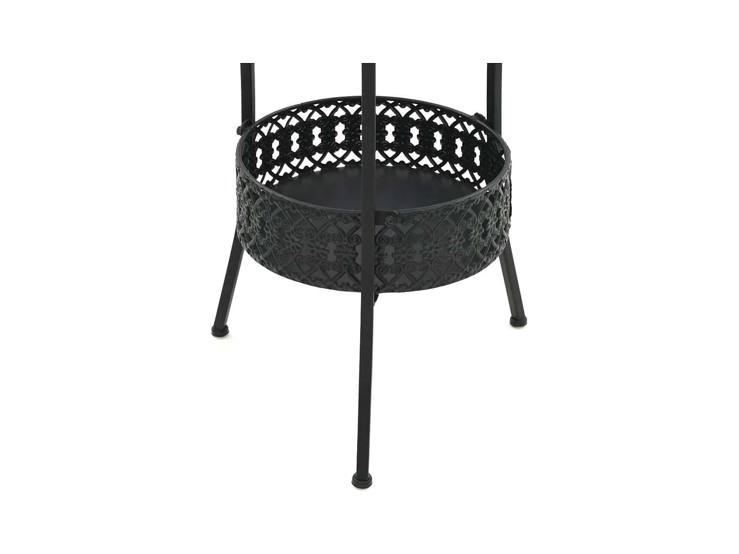 Bistrotafel 40x70 cm metaal zwart NL331032