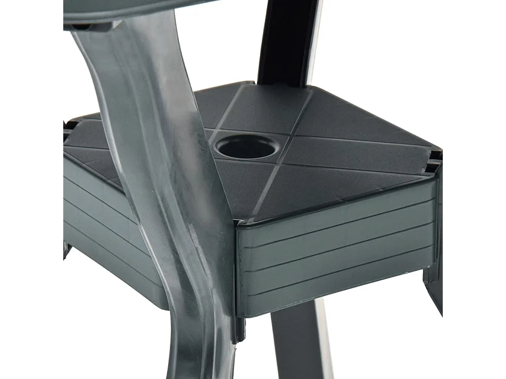 Table de bistro Vert 70x70x72 cm Plastique GHR77064