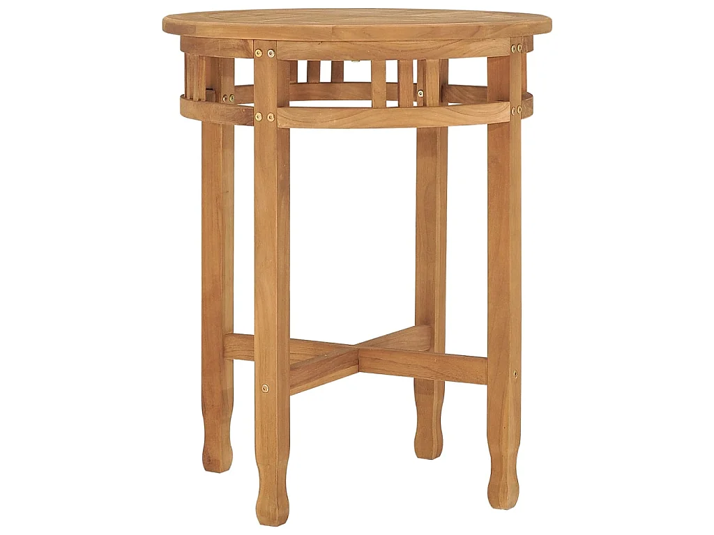 Table de bistro Ø60x60 cm Bois de teck solide GHR46719