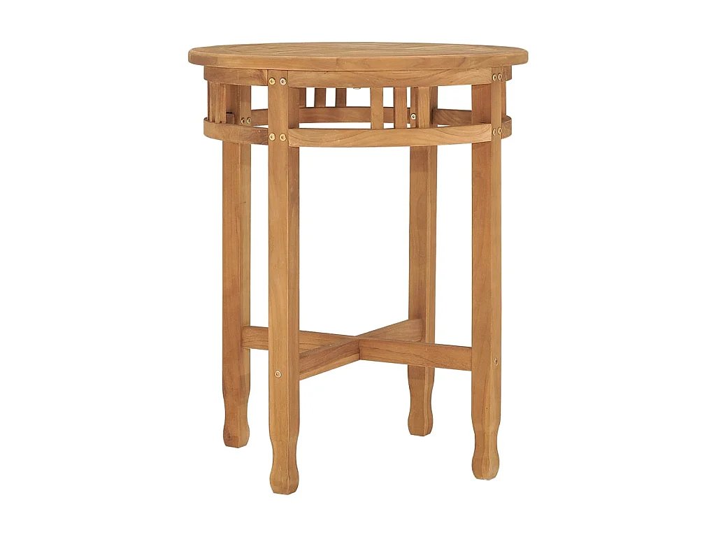 Table de bistro Ø60x60 cm Bois de teck solide GHR46719
