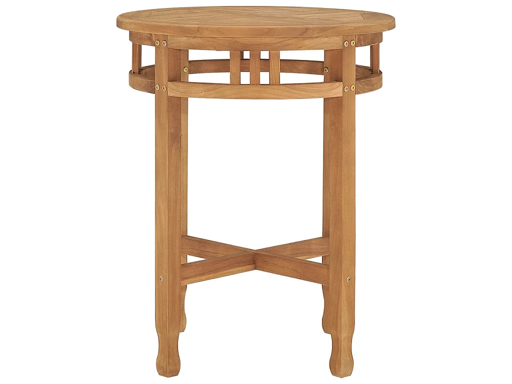 Table de bistro Ø60x60 cm Bois de teck solide GHR46719