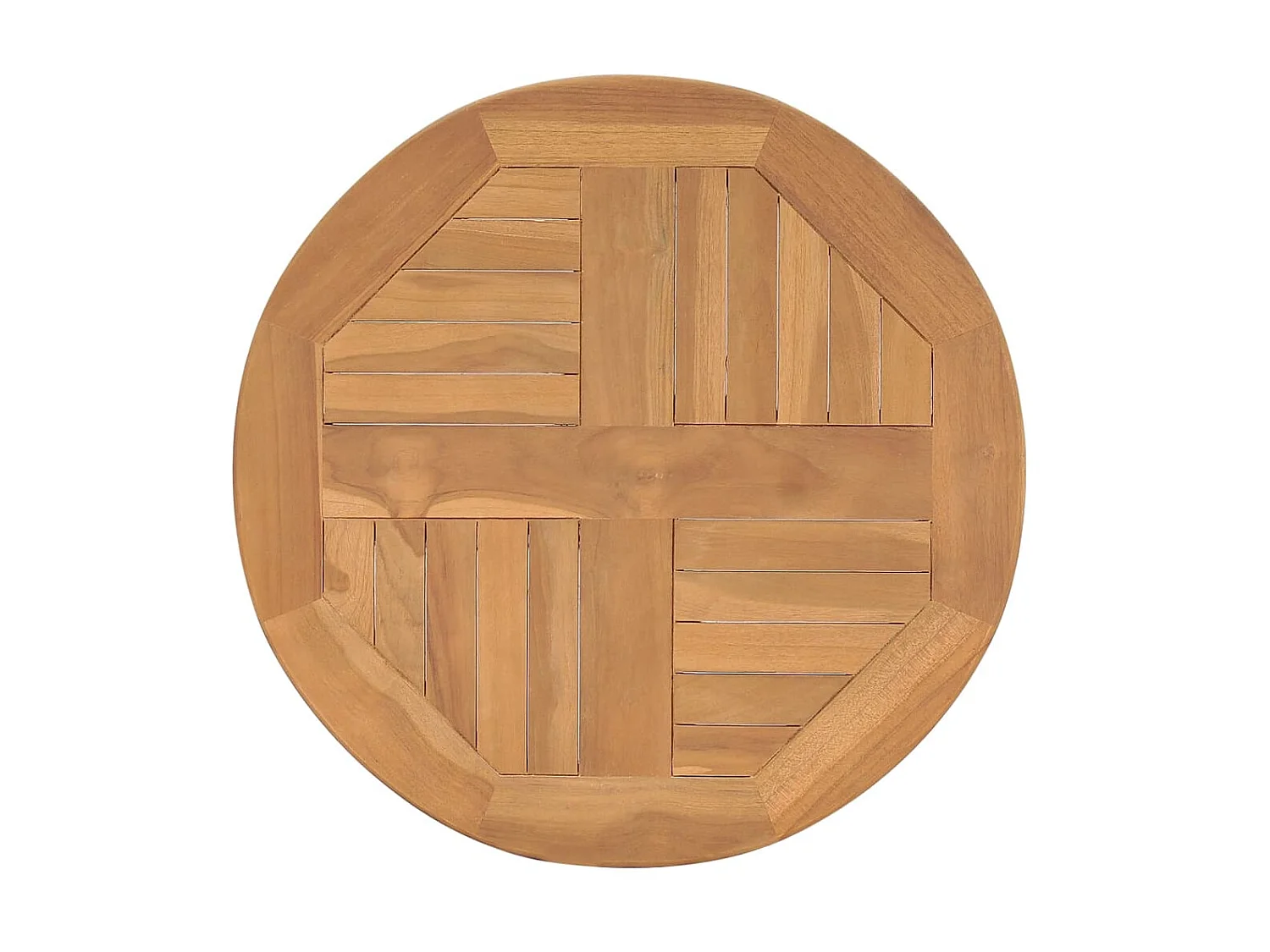 Table de bistro Ø60x60 cm Bois de teck solide GHR46719