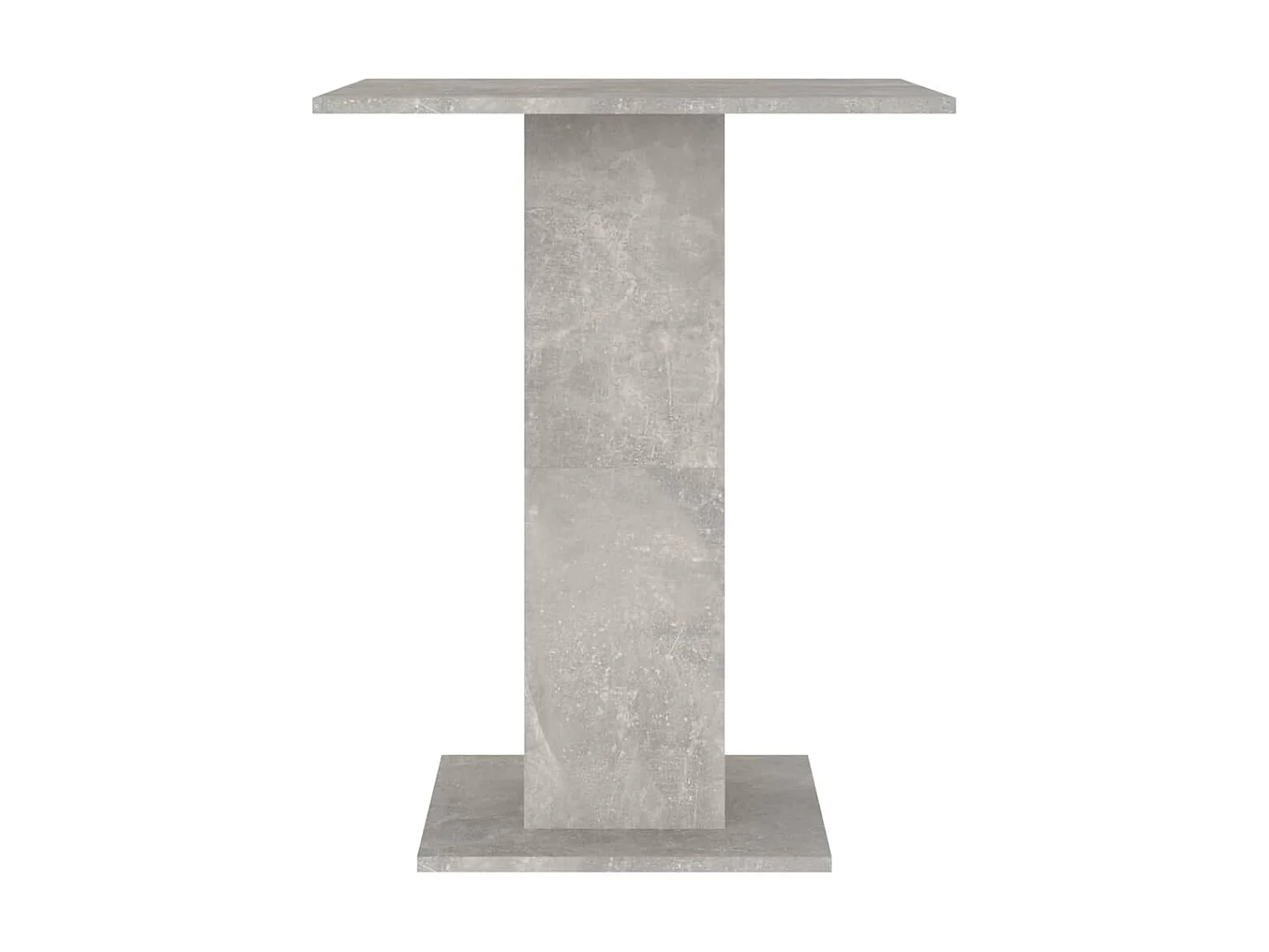 Table de bistro Gris béton 60x60x75 cm Aggloméré GHR51236