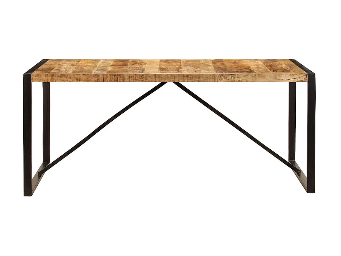 Table de salle à manger 180x90x75 cm Bois de manguier solide GHR79769