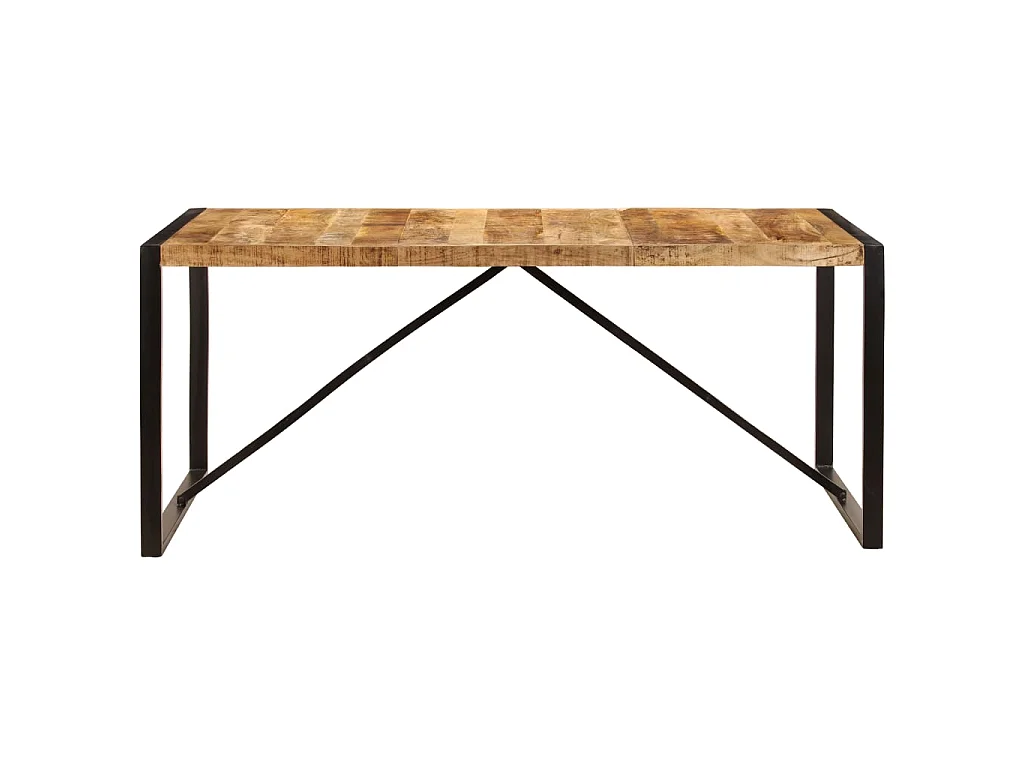 Table de salle à manger Bois de manguier brut 180 cm GHR16665