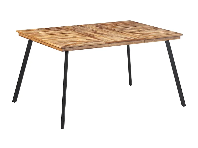 Table à manger 148x97x76 cm bois massif de teck GHR86955