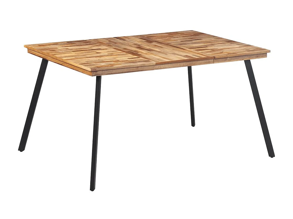 Table à manger 148x97x76 cm bois massif de teck GHR86955