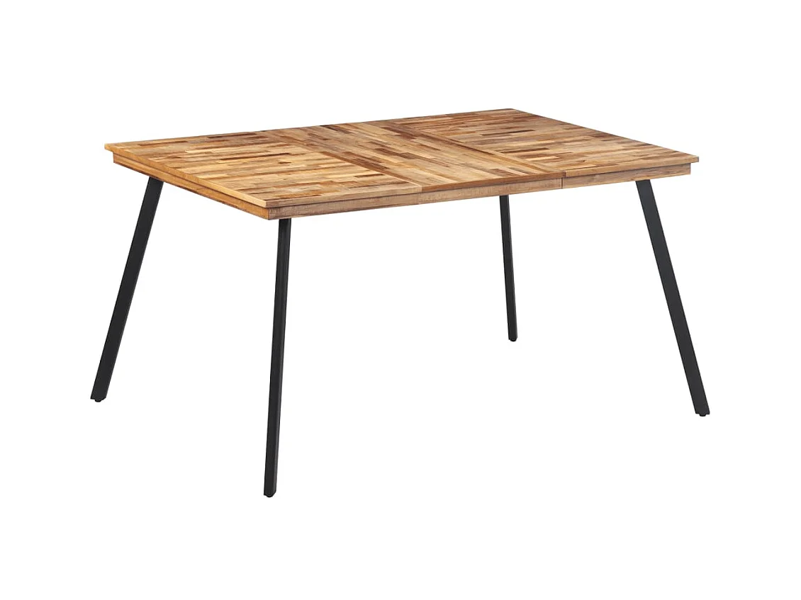 Table à manger 148x97x76 cm bois massif de teck GHR86955