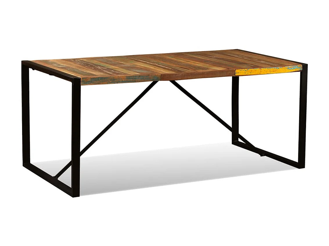 Table de salle à manger Bois de récupération massif 180 cm GHR83222