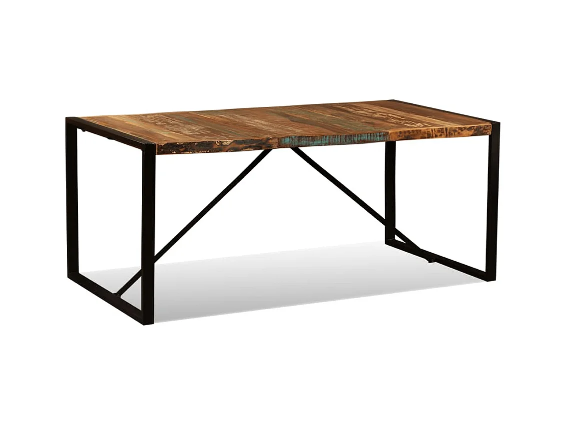 Table de salle à manger Bois de récupération massif 180 cm GHR83222