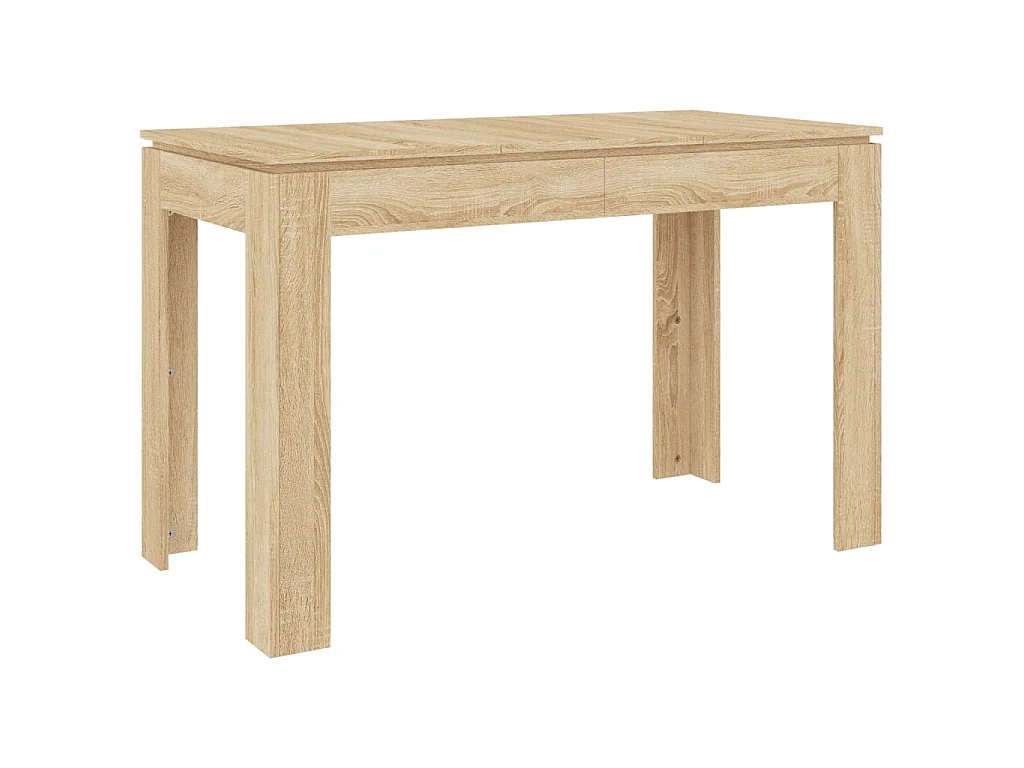 Mesa de jantar 120x60x76 cm contraplacado carvalho sonoma PT951972