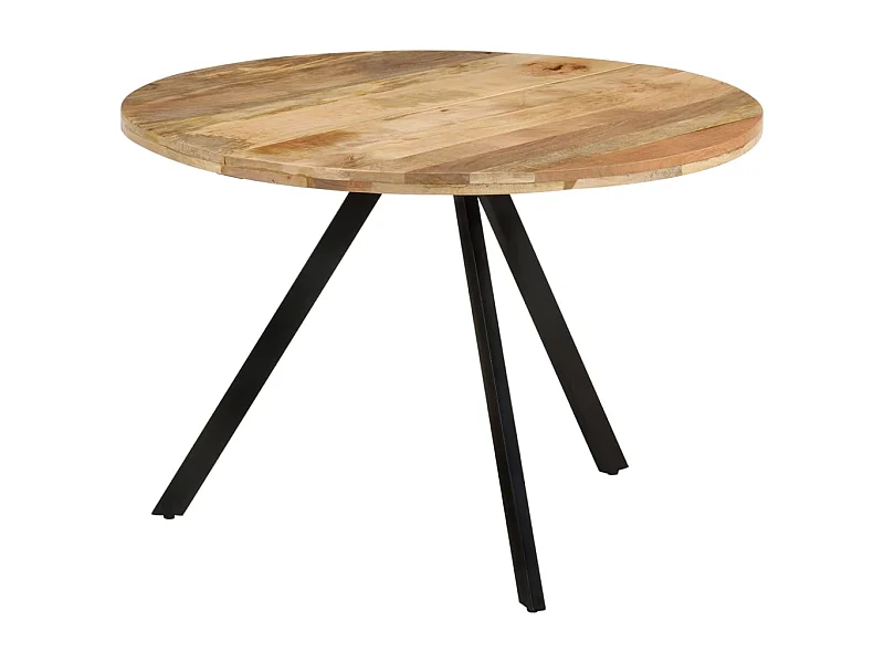 Table à dîner 110x75 cm Bois de manguier massif GHR80140