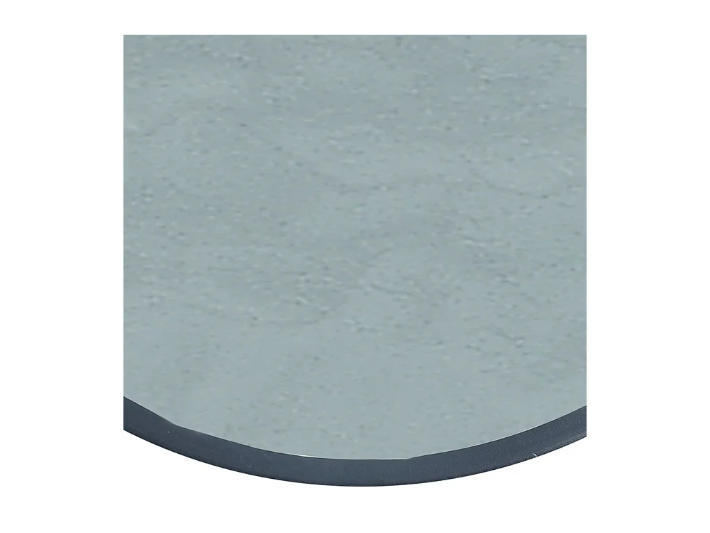 Bistrotafel 40x46 cm staal en glas zwart NL445185