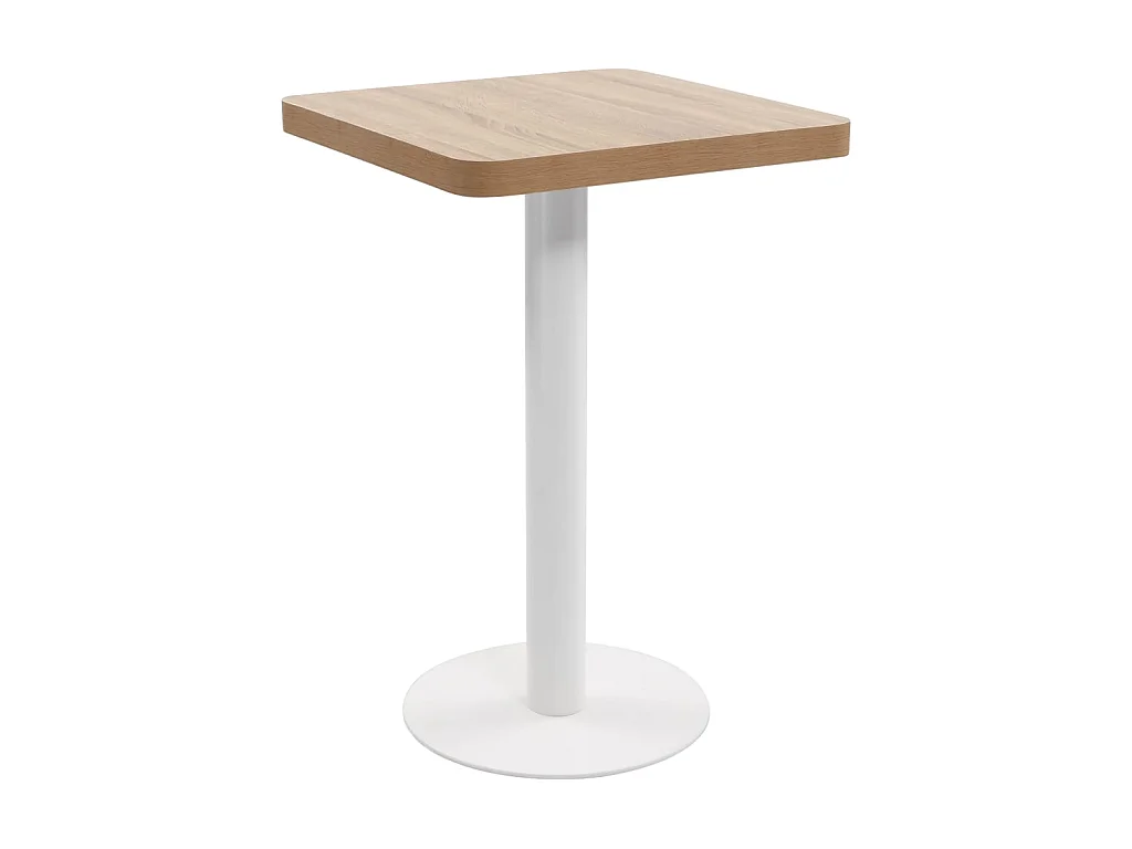 Table de bistro Marron clair 50x50 cm MDF GHR35502