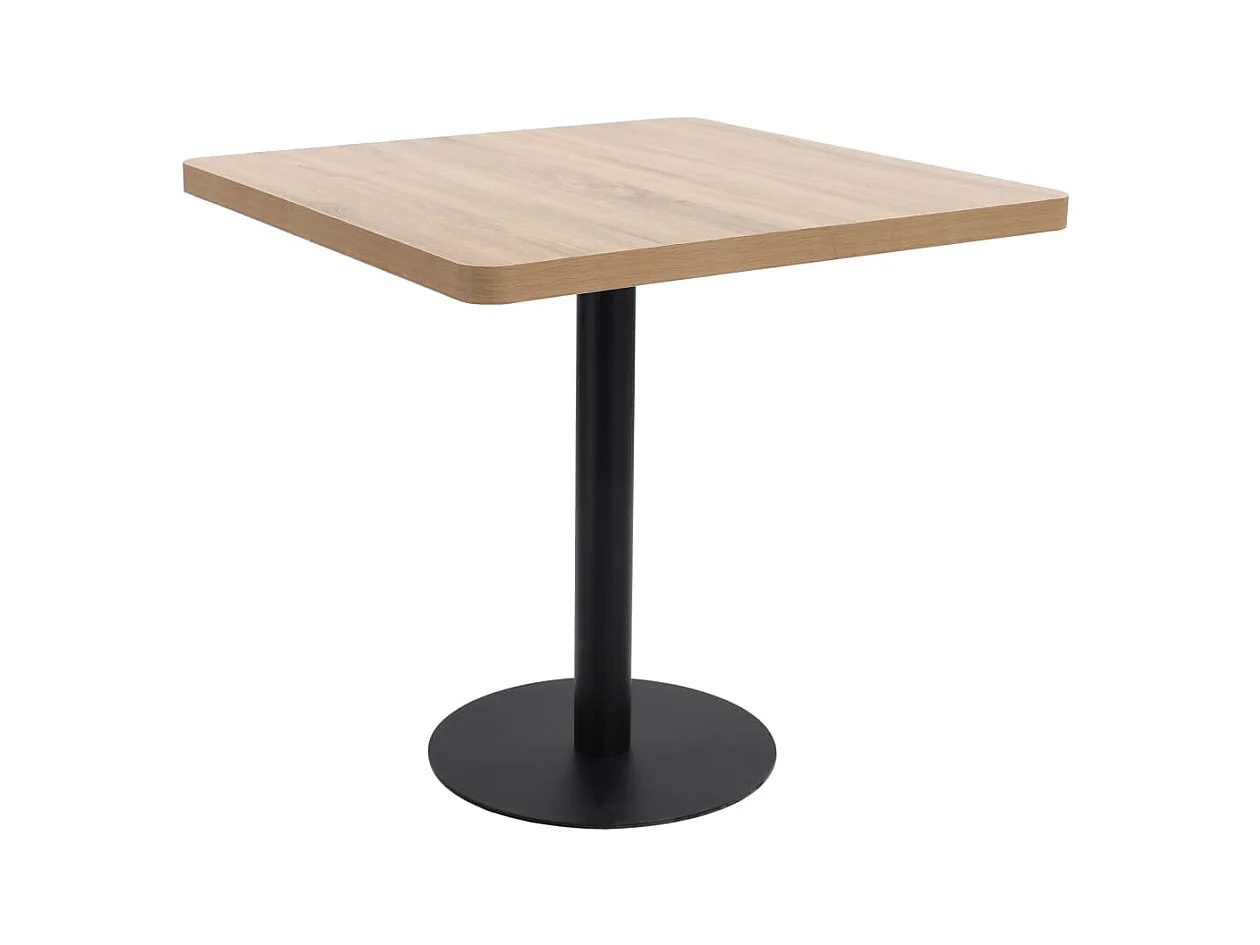Table de bistro Marron clair 80x80 cm MDF GHR38903