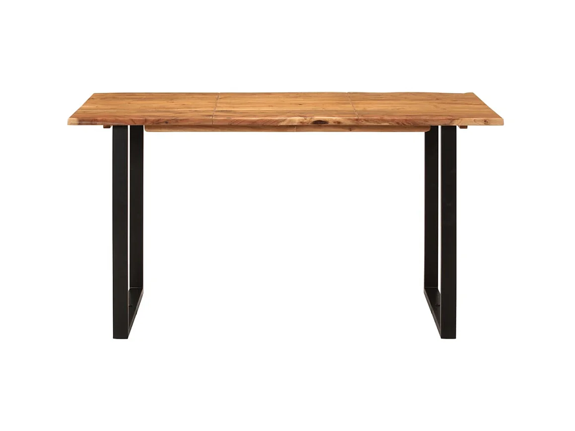 Mesa de jantar 140x70x76 cm madeira de acácia maciça PT840317