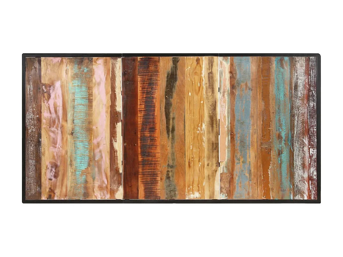 Table de salle à manger 160 cm Bois de récupération massif GHR34020