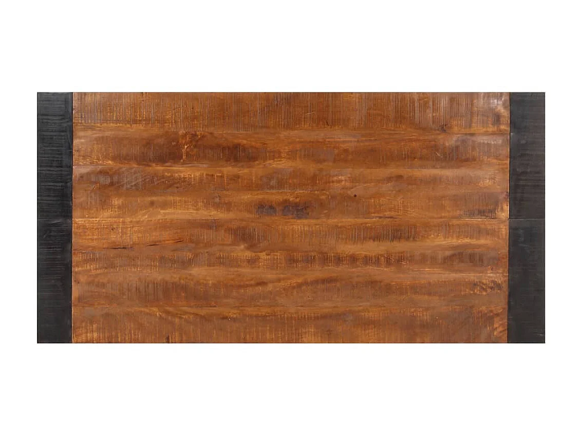 Table de salle à manger 140x70x76 cm Bois de manguier brut GHR81135