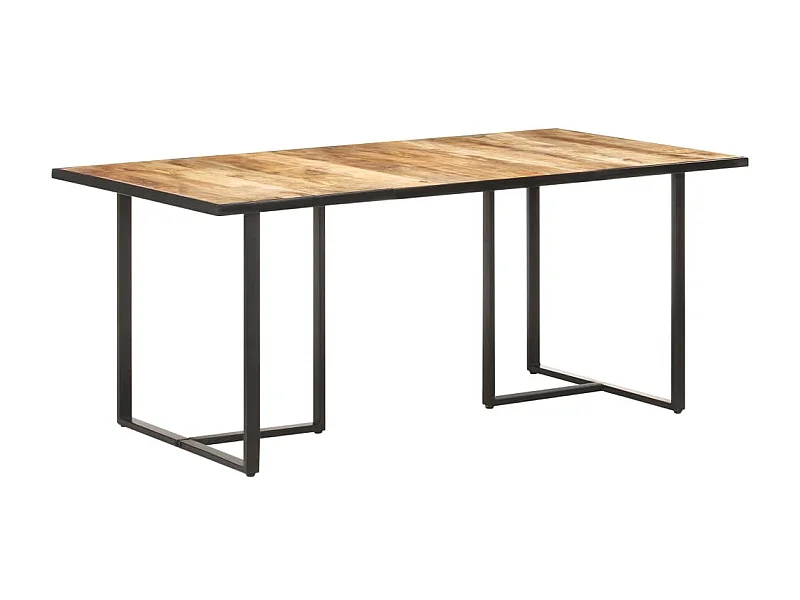Eettafel 180 cm ruw mangohout NL824369