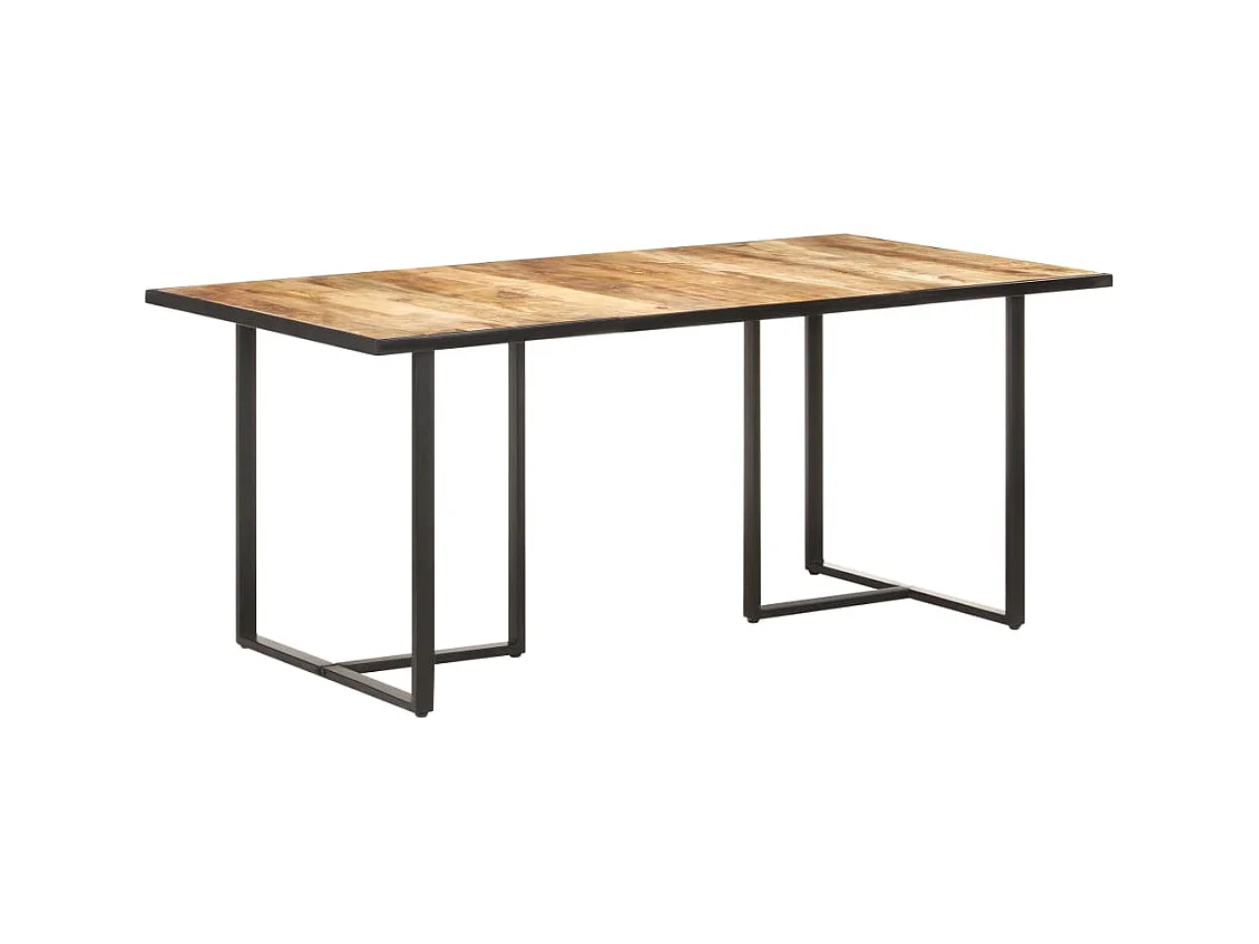 Table de salle à manger 180 cm Bois de manguier brut GHR67220