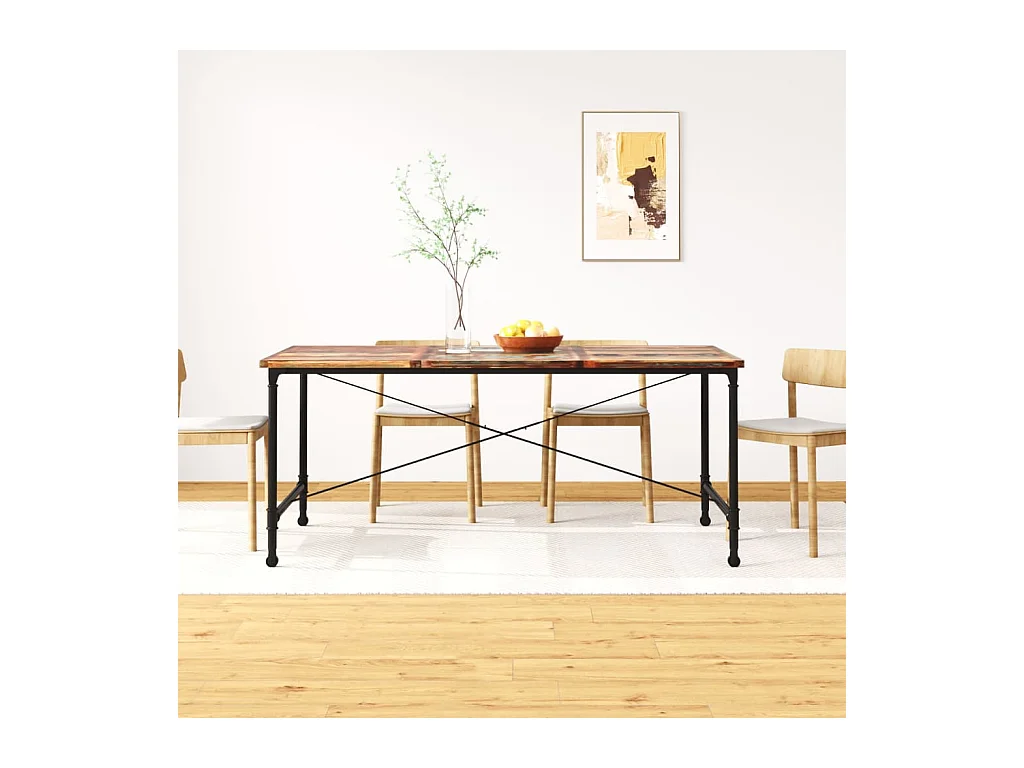 Table de salle à manger Bois de récupération massif 180 cm GHR35713